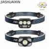 JIASHUAIXIN XTE LED Strong Spotlight 5-LED Red Light Warning Outdoor Lightweight Headlamp Three-Mode Source Headlamp