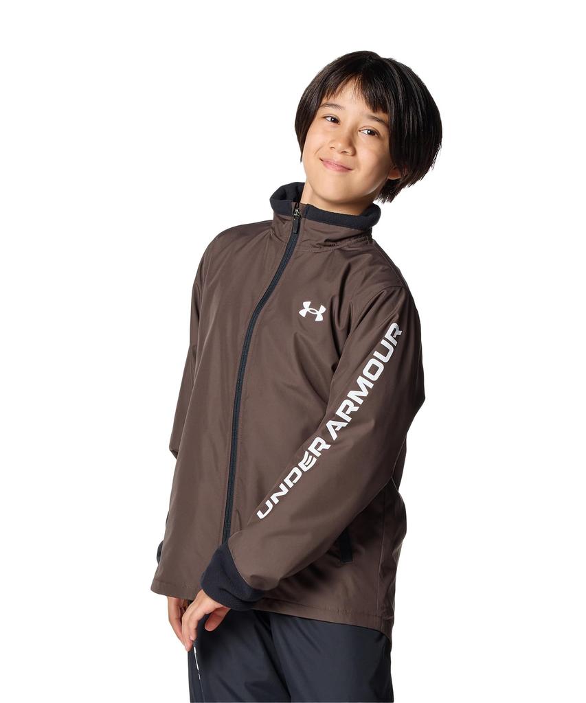 JACHETĂ UA HYBRID WOVEN CU FERMOAR COMPLET Peppercorn White YMD [Under Armour]