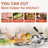 Manual Frozen Meat Slicer Stainless Steel Meat Cutter For Beef Mutton Roll Vegetable Slice For Home Cooking of Hot Pot BBQ