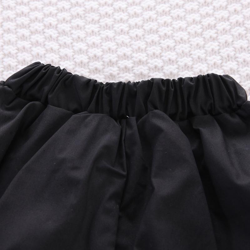 2025 Summer Trendy Girls' Two-Piece Set: Ruffled Sleeve Shirt & Bloomers