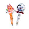 Crystal Ball Christmas Inflatable Stick Cookie House Children's Inflatable Toys  Store Decoration