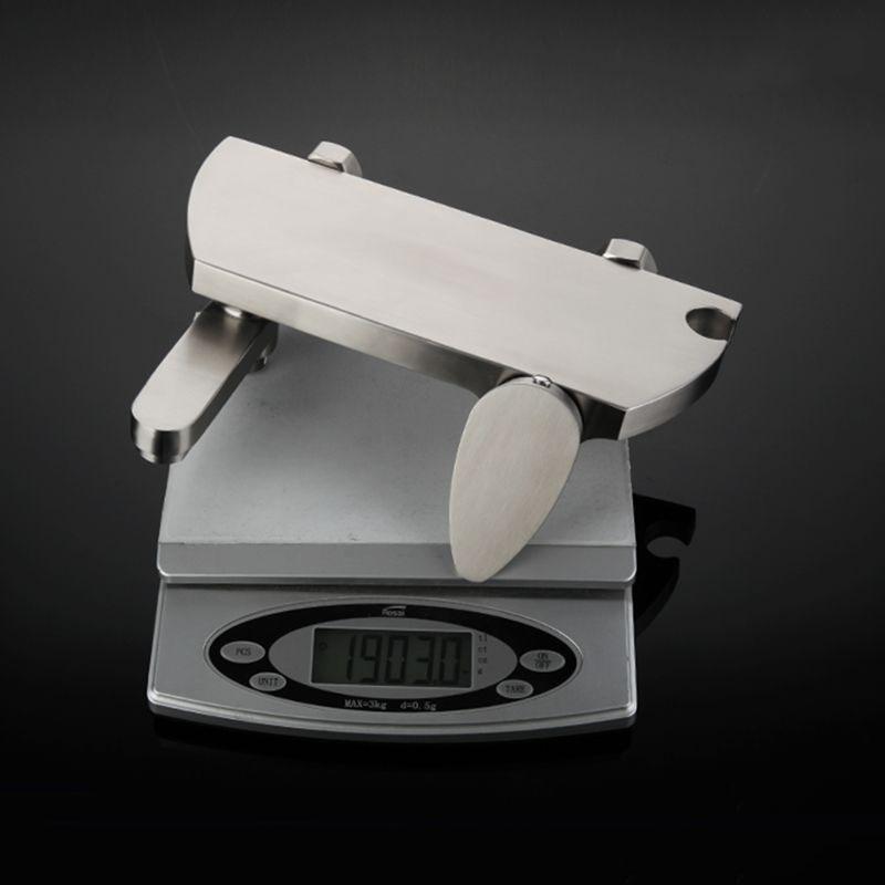 304 Stainless Steel Bathtub Shower Faucet Hand-held Sprinkler Shower Set Hot And Cold Mixer Shower Tap Nickel