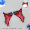Motorcycle Helmet Ear Accessories Cat Ears Wolf Animal Style Fluffy Headgear Scooter Riders Customization