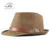 Unisex Summer Straw Hat - Korean Style, Stylish Sun Protection, Retro Jazz Design
