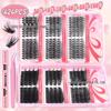 DIY Segmented D Curl Self-Adhesive Natural Thick False Eyelashes Set