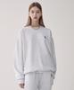 PAPERBOY Pb Logo Sweatshirt - White Melange