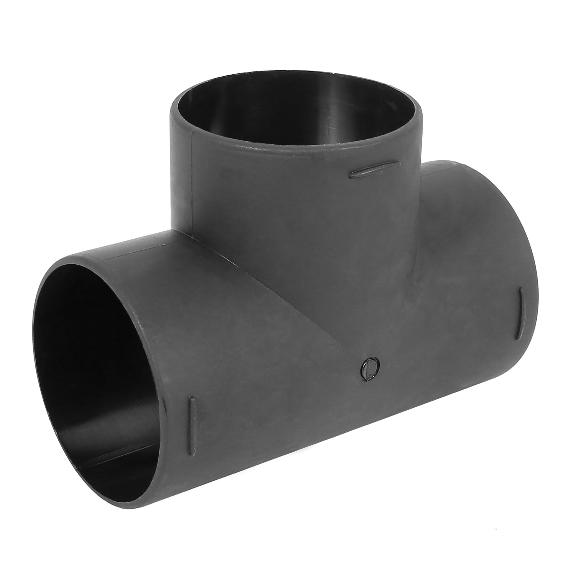 

X AUTOHAUX Автомобильный обогреватель Теплый, 75 мм 3-ходовой воздуховод Т-образный соединитель Пластик Черный 140x115x75mm