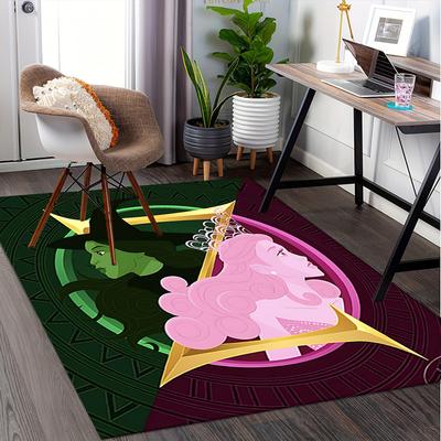 Böse Königin Muster Polyester Büro Teppich Stuhlmatten, Heimdekoration Schlafsaal Bodenschutz mit A