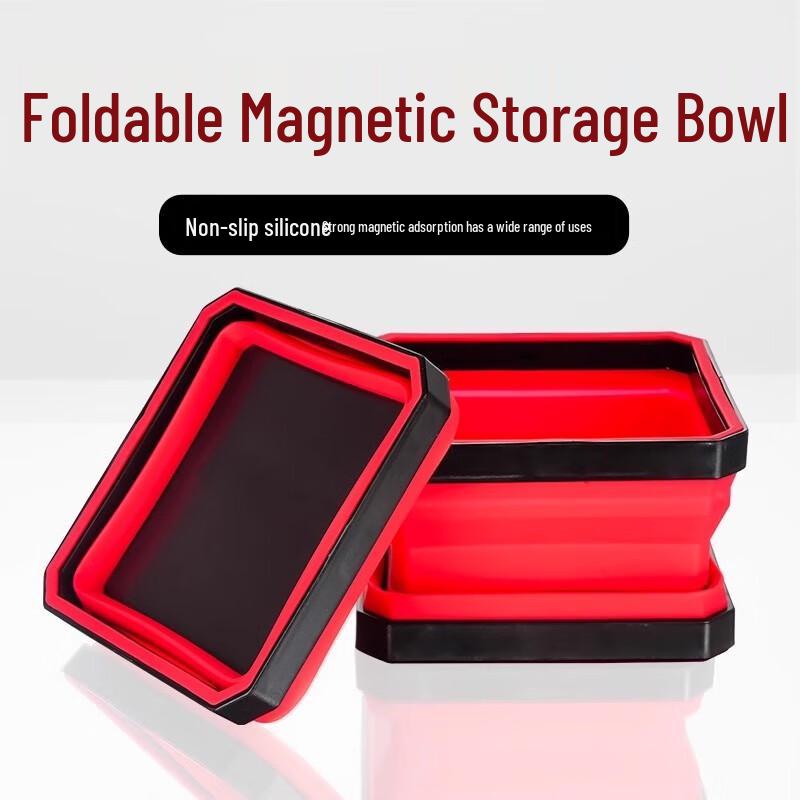 Foldable Magnetic Parts Tray with Strong Magnet Set