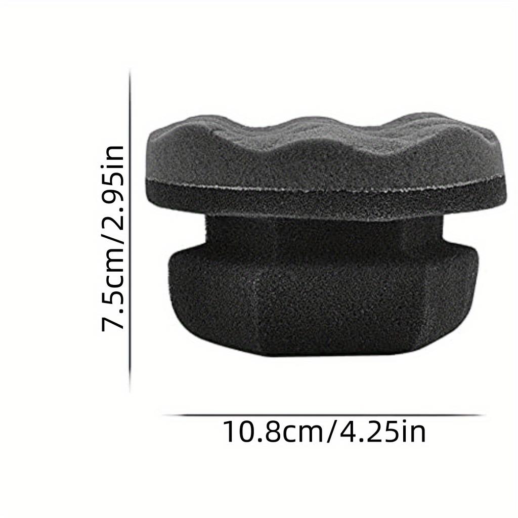 2pcs/pack Large Hex-Grip Tire Shine Applicator Pads Durable Reusable Car Care Products for Tire Dressing And Shine Application