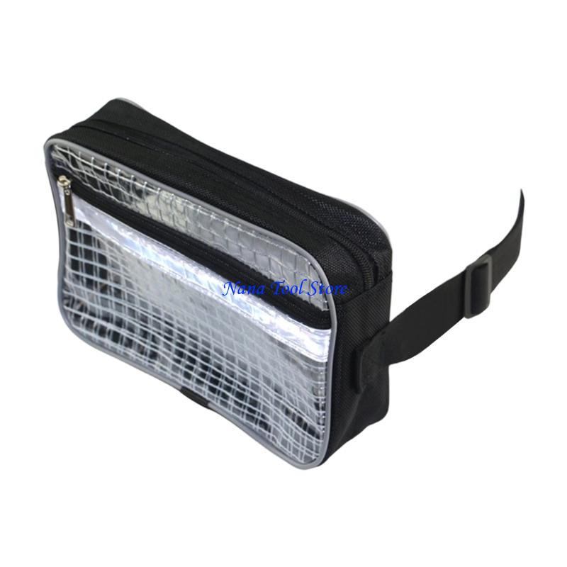 

31GJ PVC Waterproof Waist With Transparent Meshes Storage Compartment Adjustable Belt For Hiking Climbing Outdoor Gears