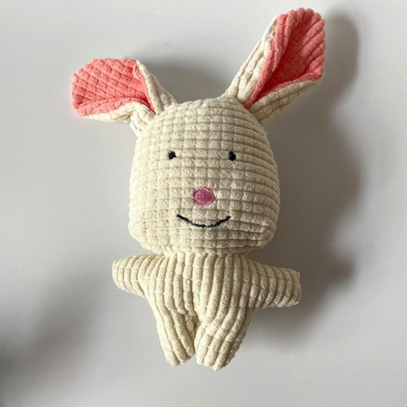 Dog Toy Plush Squeaky Companion Sleeping Puppy Toy Bite Resistant Teeth Grinding Training Dog Toy Supplies
