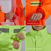 Reflective Raincoat and Rain Pants Set for Security, Labor Protection, Property Management, Men's Oxford Cloth, Garden Sanitation, Traffic, Road