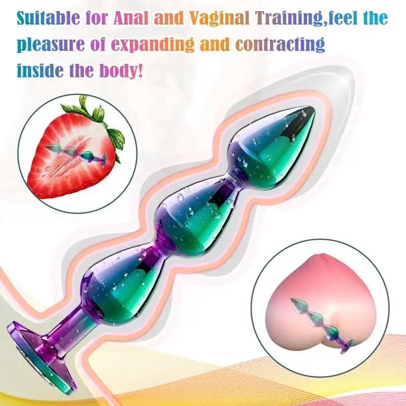 Biluțe Anale Metalice Noi Margele Dop Anal Jucărie Sexuală pentru Femei Dop Anal Dildo Sextoy Jucării Distractive Sextoy Anal Sexy Adult Bărbat