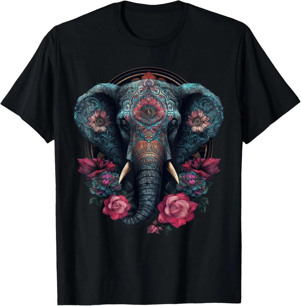 Elephant Art - Animal Zoo Elephant T-Shirt