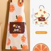 Womens Apron Kitchen Waterproof Oil Resistant Poucheds Cottons Baking Linen
