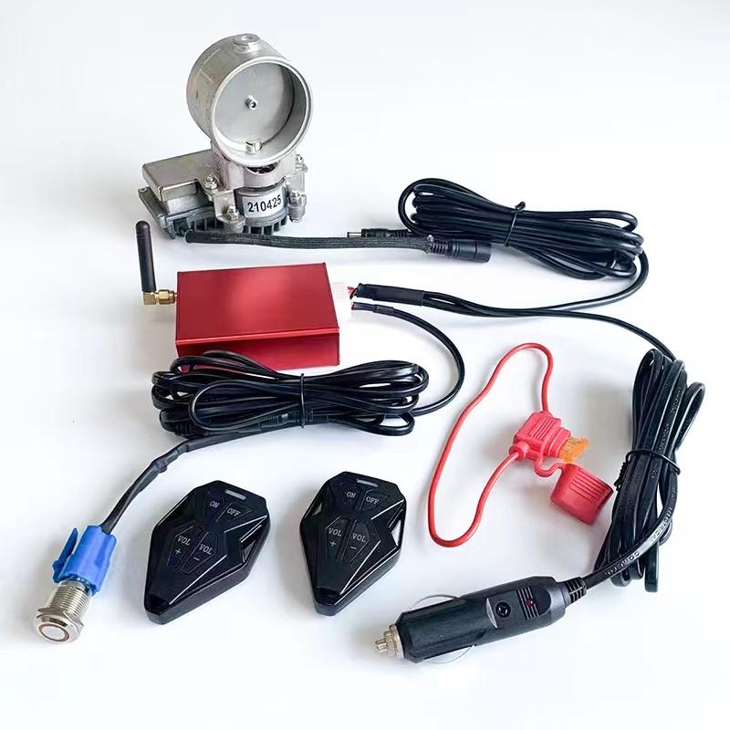 Car Exhaust Sound Changer Cutout Electric Valve System Remote Controller Switch Adjustable Kit