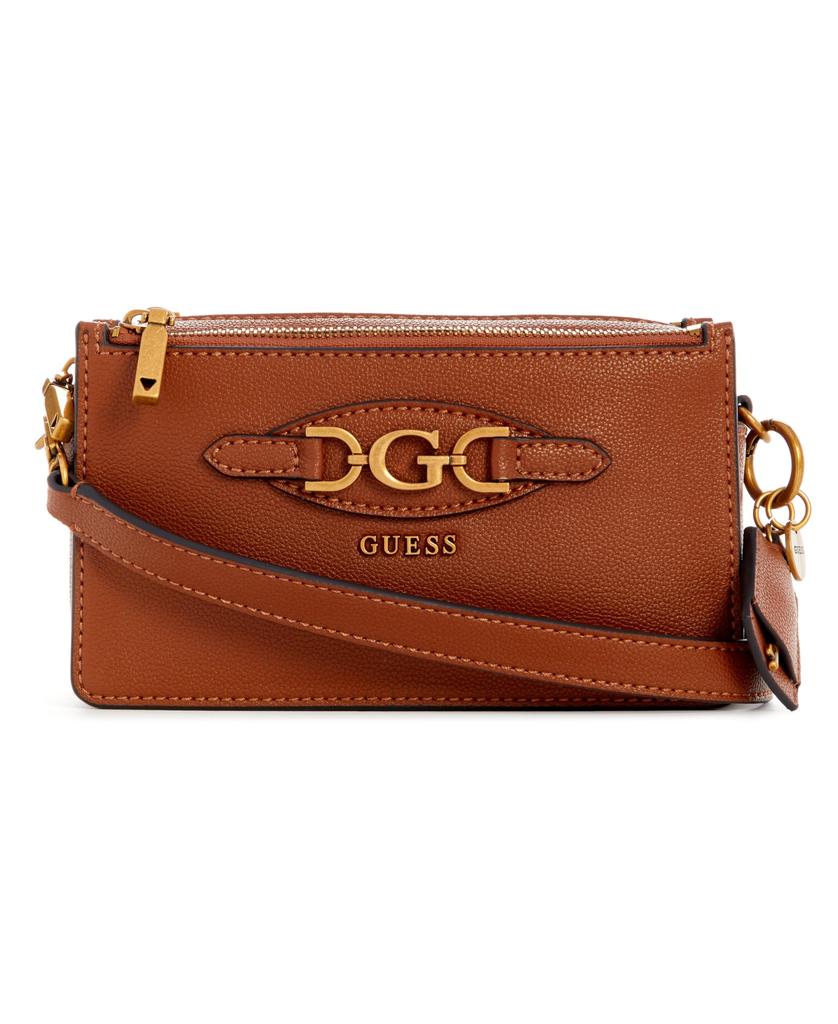 Shoulder Bag MALVA STATUS CROSSBODY AMB [GUESS] Women's