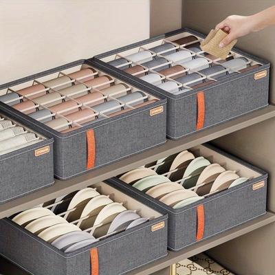 Bedroom Underwear Storage Box, Underwear Storage Drawer Partition, Multifunctional Home Wardrobe Classification Box, Dormitory