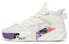 Women's Sneakers G6 Abrasion Resistant High Top Skateboard Shoes Women's White Purple