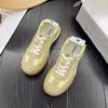 Women's Shoes 2025 Fashion Front Lace-up Women's Vulcanize Shoes Hot Sale Round Head High Quality Light Comfortable Casual Shoes