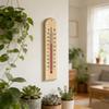 Wall Mountable Wooden Temperature Gauge Accurate -40℃ To 50℃ with Safe Kerosene Solution Large Display Area for Easy Installation