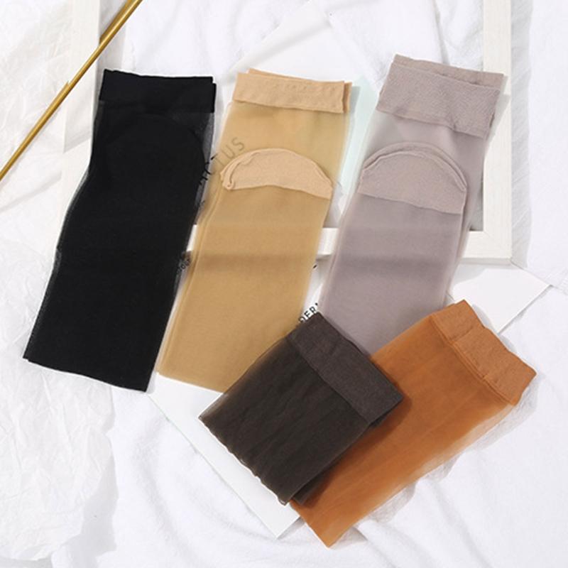1 Pair Comfortable Thin Tights Panty Hose Stocking Perfect for Daily Wear Reinforced Toe Sheer Socks Knee High for Women
