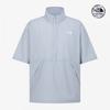 The North Face Coolvent Short Sleeve Anorak Light Gray Nt7ks18k