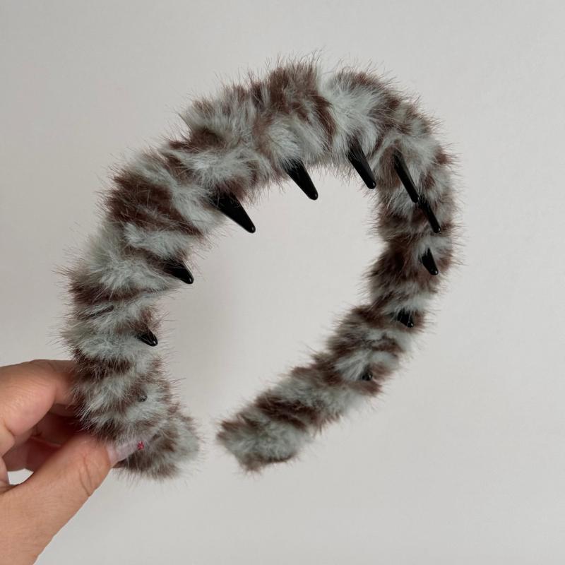 Plush Hair Clip Autumn Winter Woman Hair Accessories Large Shark Clips Fashion Girls Headwear Korean Female Headdress