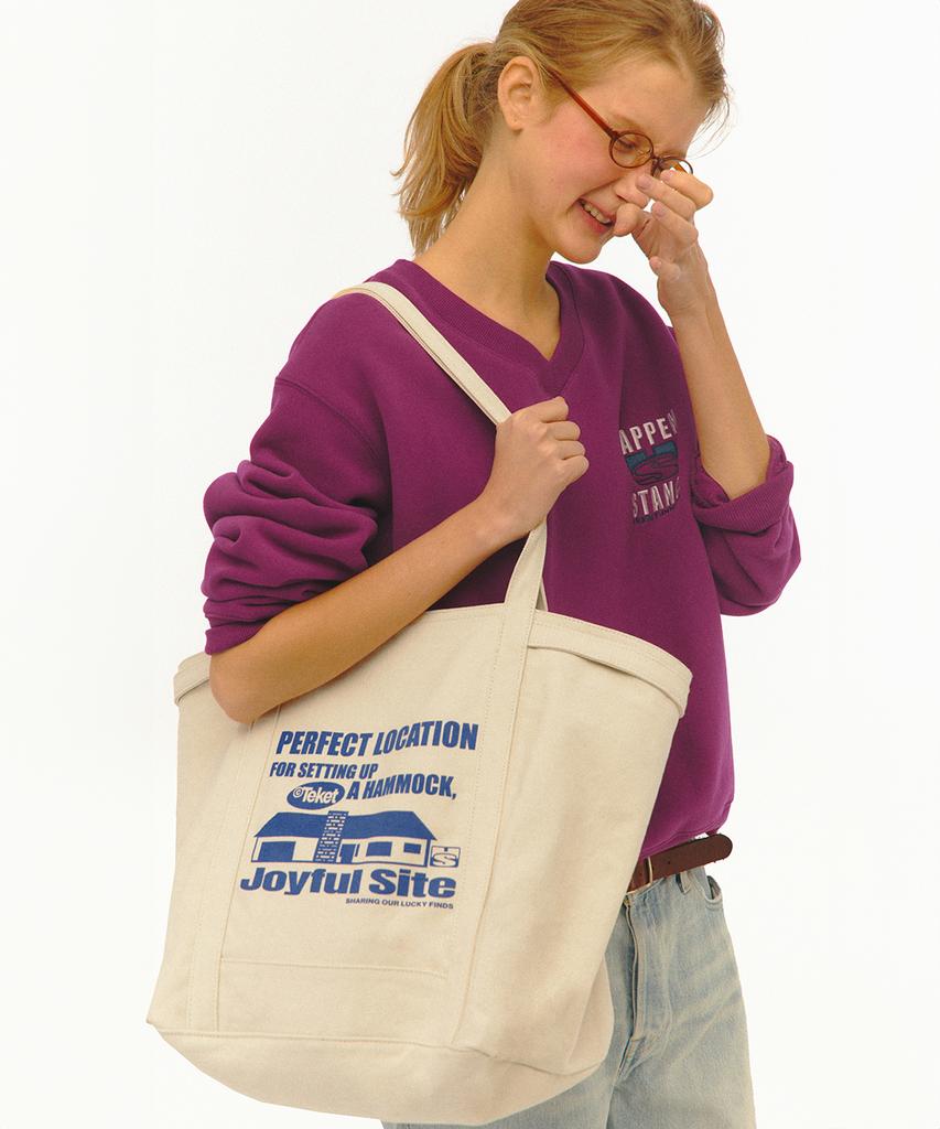 Teket Joyful Tote Bag Ivory