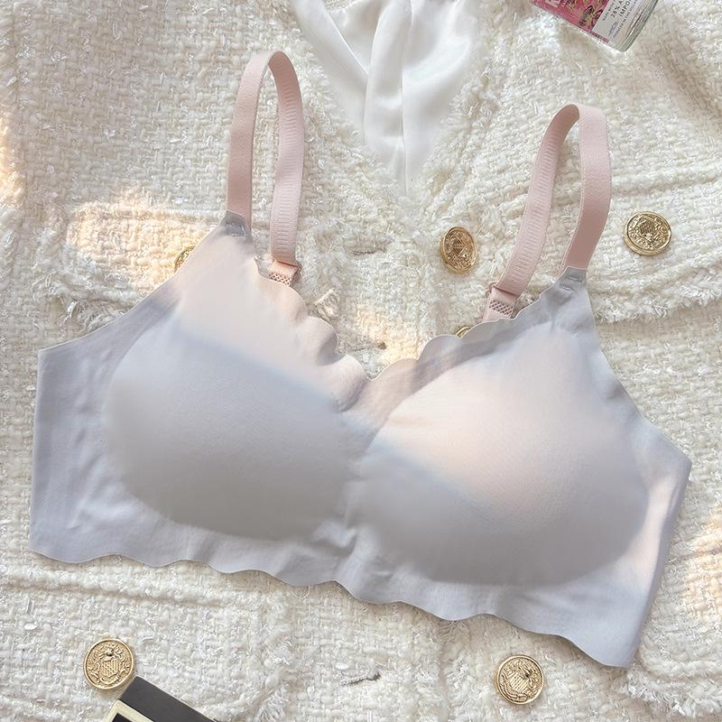 

Nude Feel Seamless Women s Push-Up Bandeau: Anti-Sagging, Comfortable, Soft, Detachable Thin Bra S (70AB, 70-90 jins)