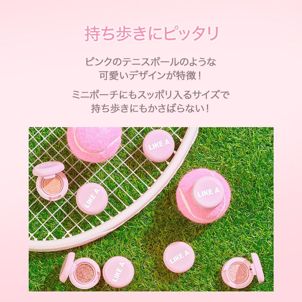 BLESSED MOON Japan Official Mini Like Ashadow Peach Glitter Eye Shadow Lame Blessed Moon #Sharwy (Sharwy Peach)