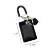 Simple Student Kids Lanyard Card Holder Slim Wallet Boys Pu Id Certificate Bus Door Credit Card Bag for Girls Zipper Coin Purses