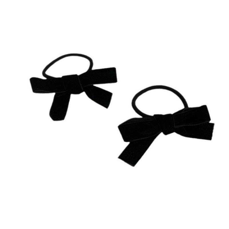 Haargummi Samt Schleife Haarbügel, Koreanisch Retro Super Süßes Haargummi Lederband