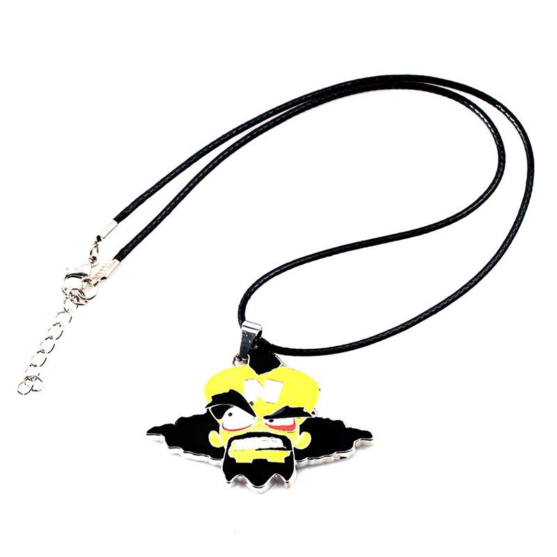 Premium Kvalitet Crash Bandicoot Actionfigur Aku Maske Dr Neo Cortex Nøkkelring Anheng