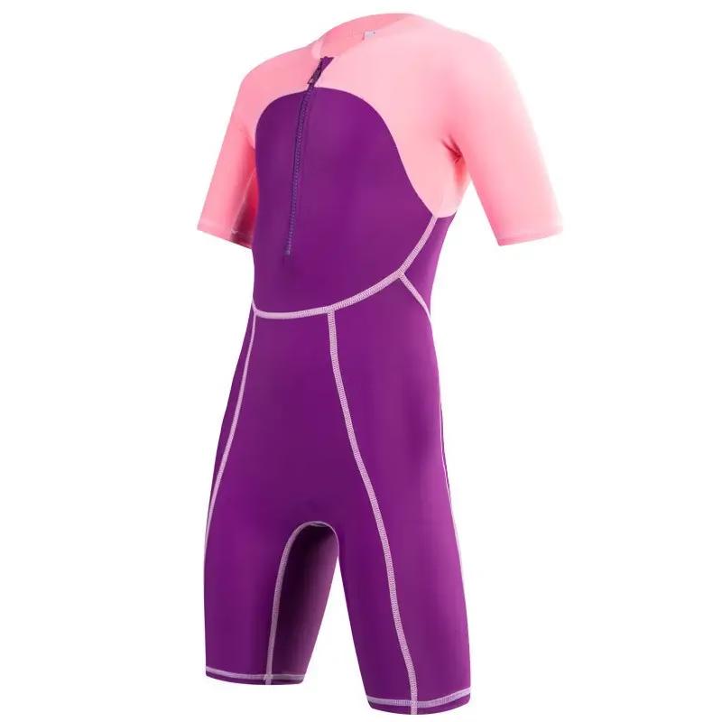SBART Kids' Neoprene Short-Sleeve Spring Wetsuit
