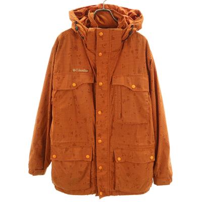 Check Pattern Banego Creek Jacket S Orange Outdoors Men's Used
