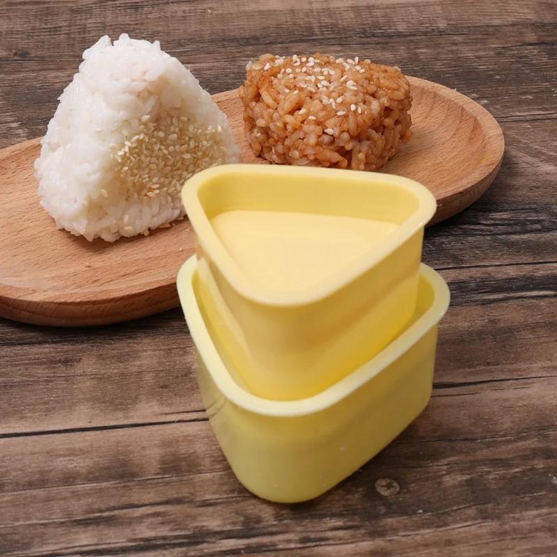 Japanese Triangular Sushi Rice Ball Mold Set, Baby and Children's Rice Ball Mold, Food-grade Diy Rice Ball Magic Tool Sushi Mold
