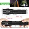 Powerful T6 LED Flashlights 5 Mode Zoomable Light Mini Flashlights for Outdoor Camping Walking Lamp Powerful Emergency Lantern
