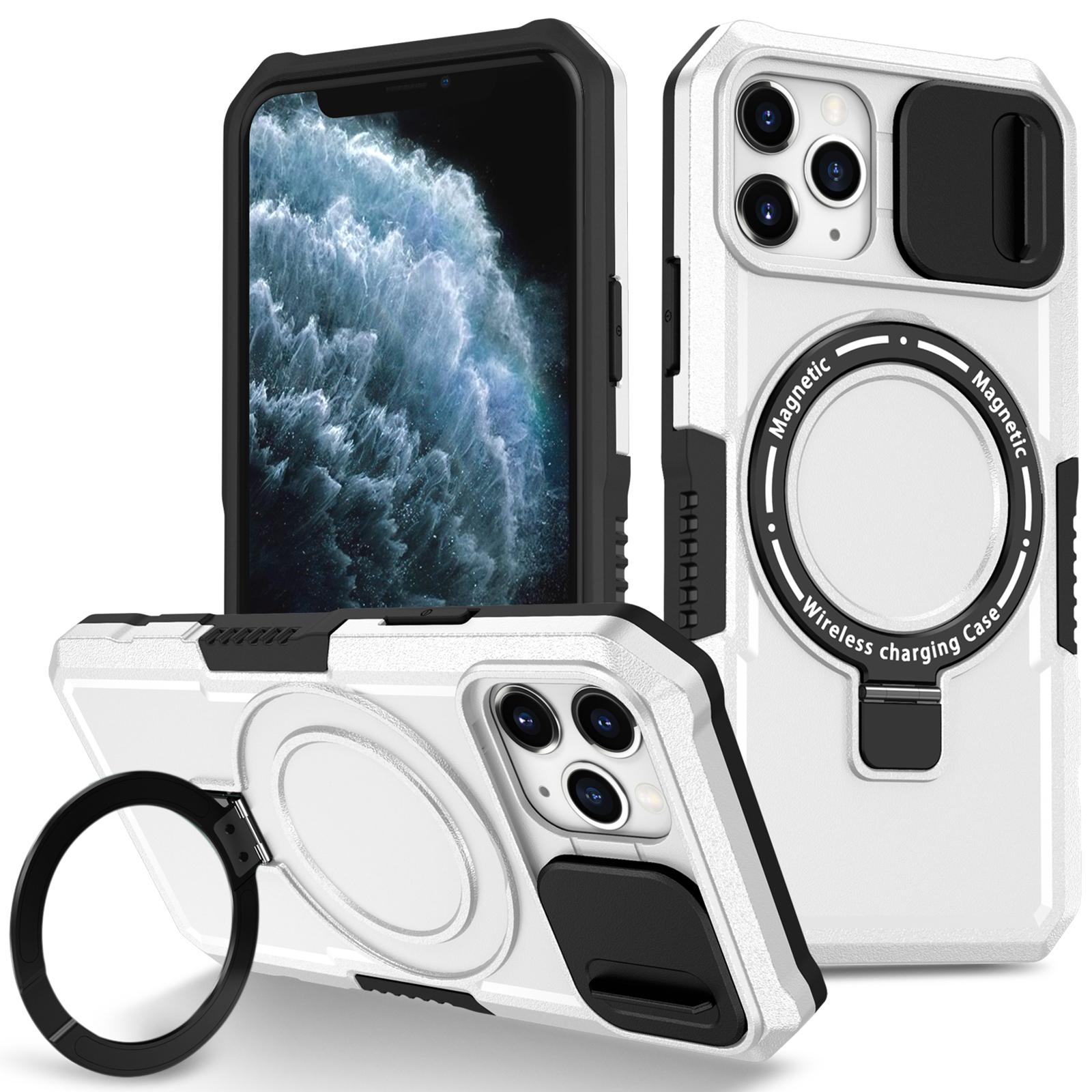 

For iPhone 11 Pro Case Compatible with MagSafe PC+TPU Camera Protection Phone Cover E