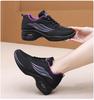 Women's Soft Sole Shock-Absorbing Dance Shoes with Breathable Mesh and Mid-Heel for Casual Square Dancing