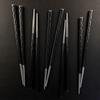 5 Pairs Black Japanese Chinese Chopsticks For Eating Food Sushi Sticks Reusable Metal Korean Chopsticks Set Healthy Tableware