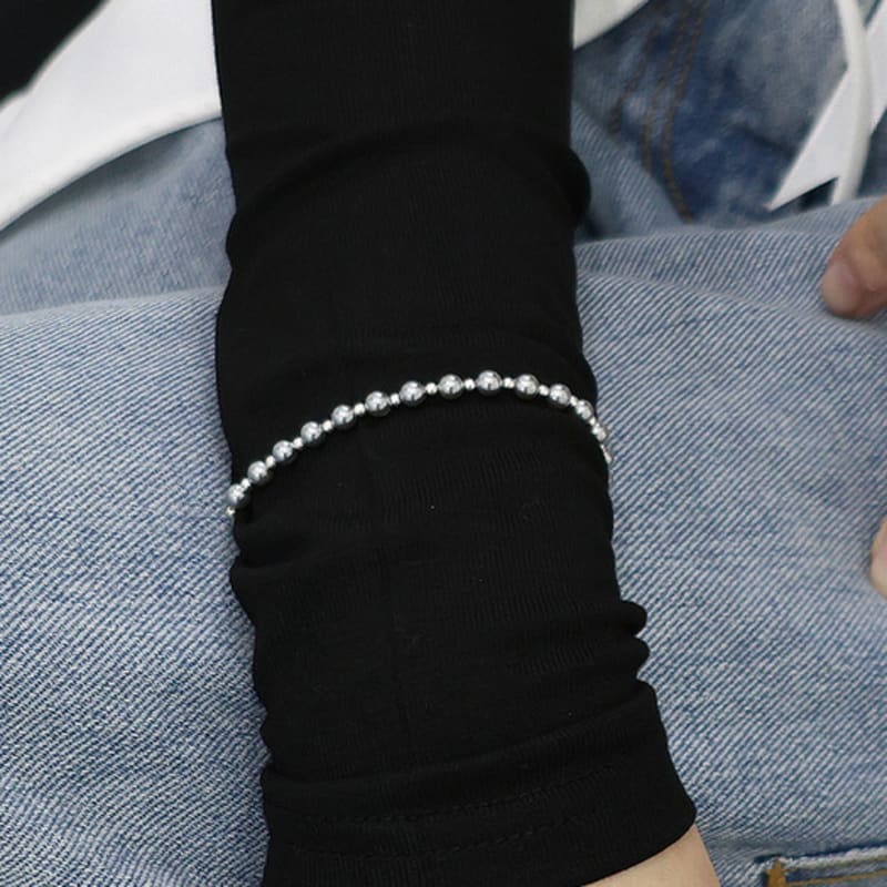 Ctwins SILVER925 DAILY PEARL BRACELET(gray)