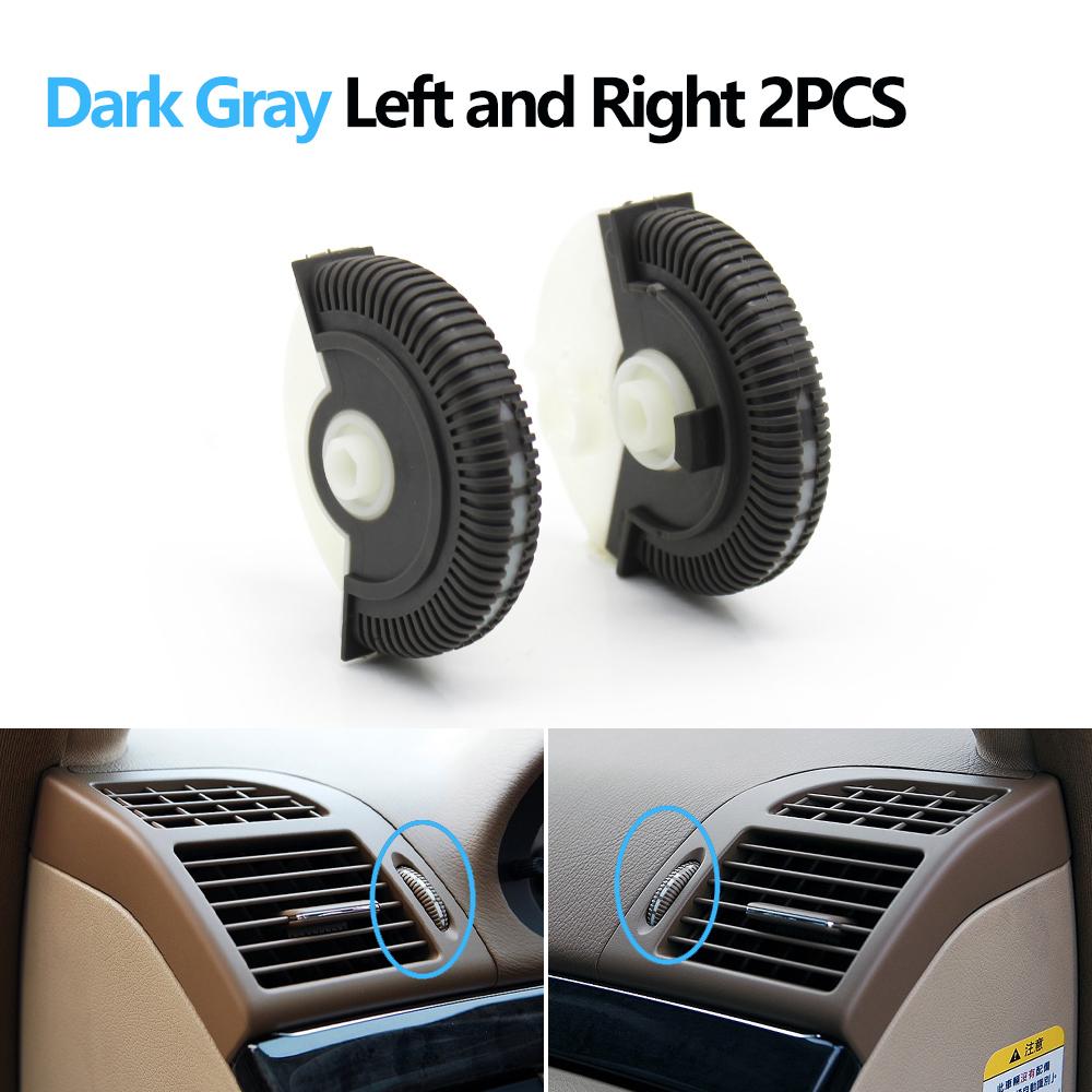 2PCS Front Rear Air Conditioning Control Roller AC Vent Base Rolling Wheel For Benz E Class W211 E200 E300 E230 E260 E280