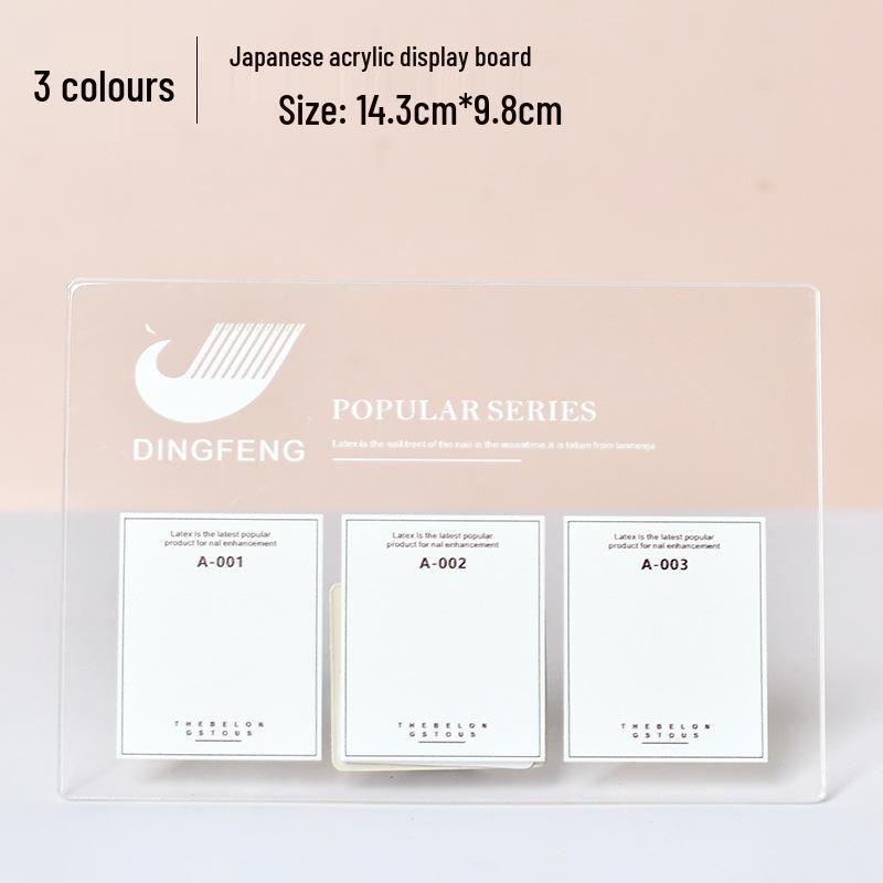 

Японский Роскошный Салон Маникюра Акриловый Дисплей С Палитрой Цветов