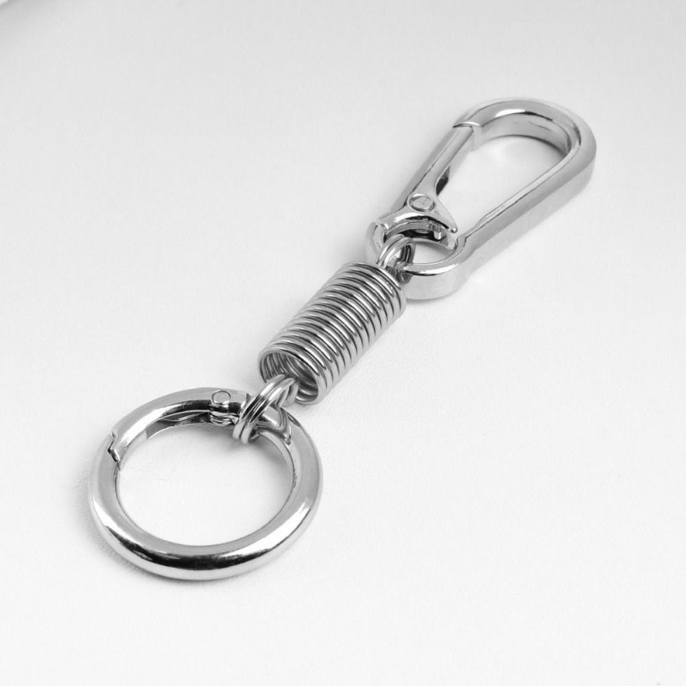 10pcs Multi-Functional Metal Keychains Lightweight Zipper Clips Portable Key Ring Clip Bag