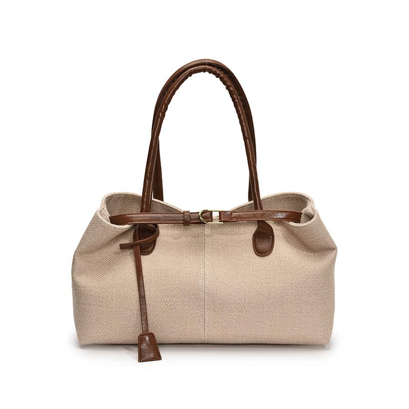 

Контрастная цветная сумочка Повседневная универсальная плечевая сумка-тоут Новая дорожная портативная сумка-подмышка большой вместимости