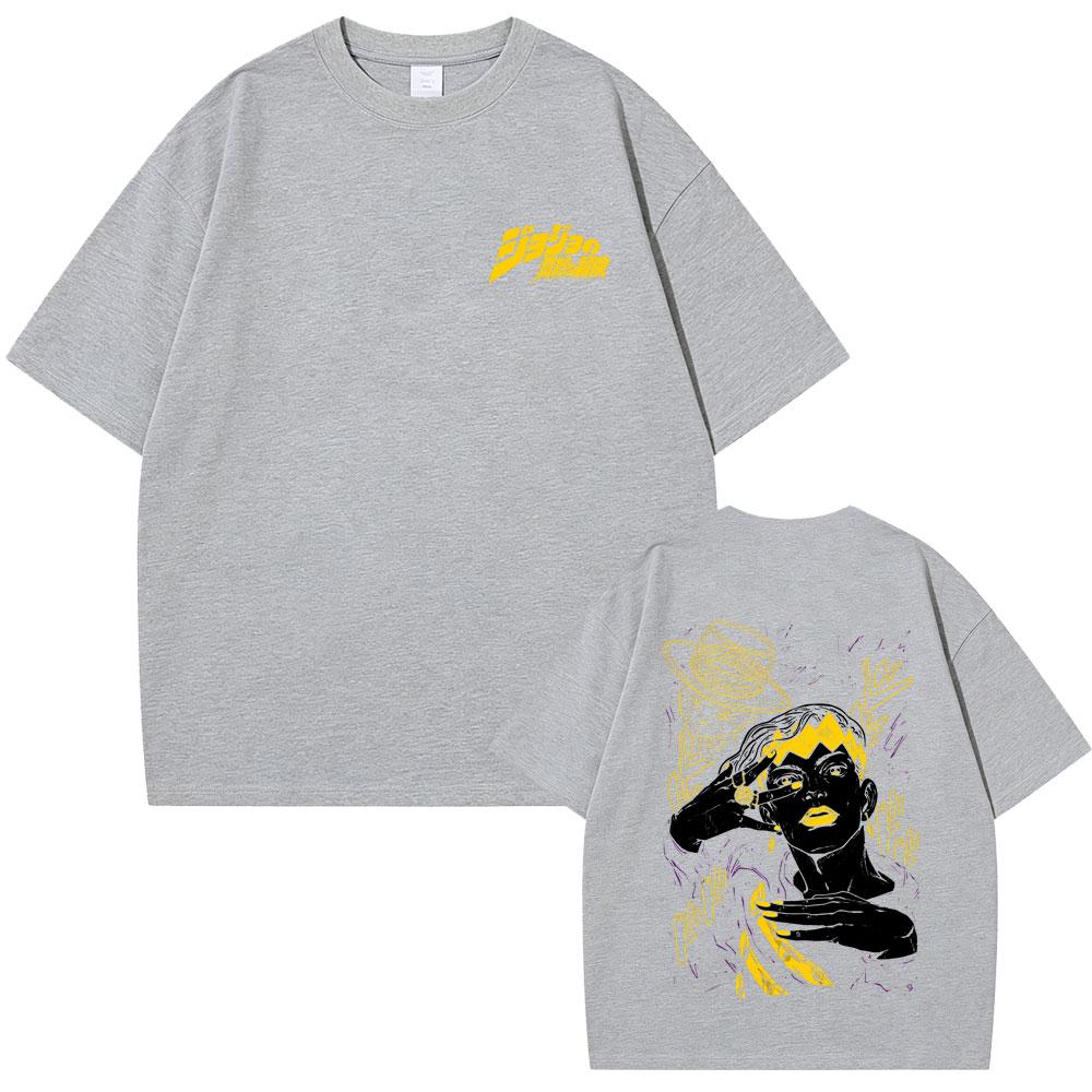 Anime Jojos Bizarre Adventure Rohan Kishibe Graphic T Shirt Unisex Women Unisexga Fashion Trend Short Sleeve Tshirts Y2k Streetwear