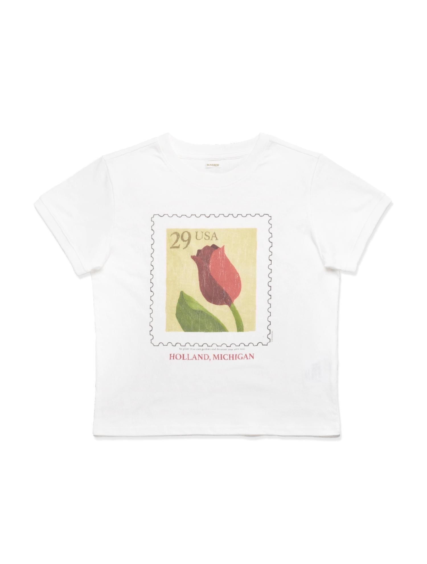 Bonrow Crop Tulip Tee