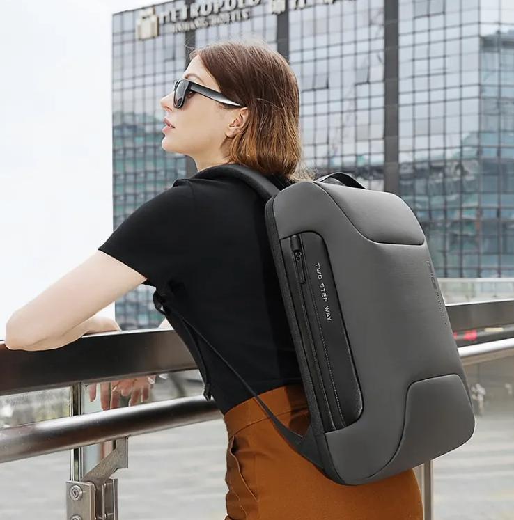 BANGE New Men Anti Theft Waterproof Outdoor Travel Backpack 15.6 Inch Multifunction Business Laptop Backpack